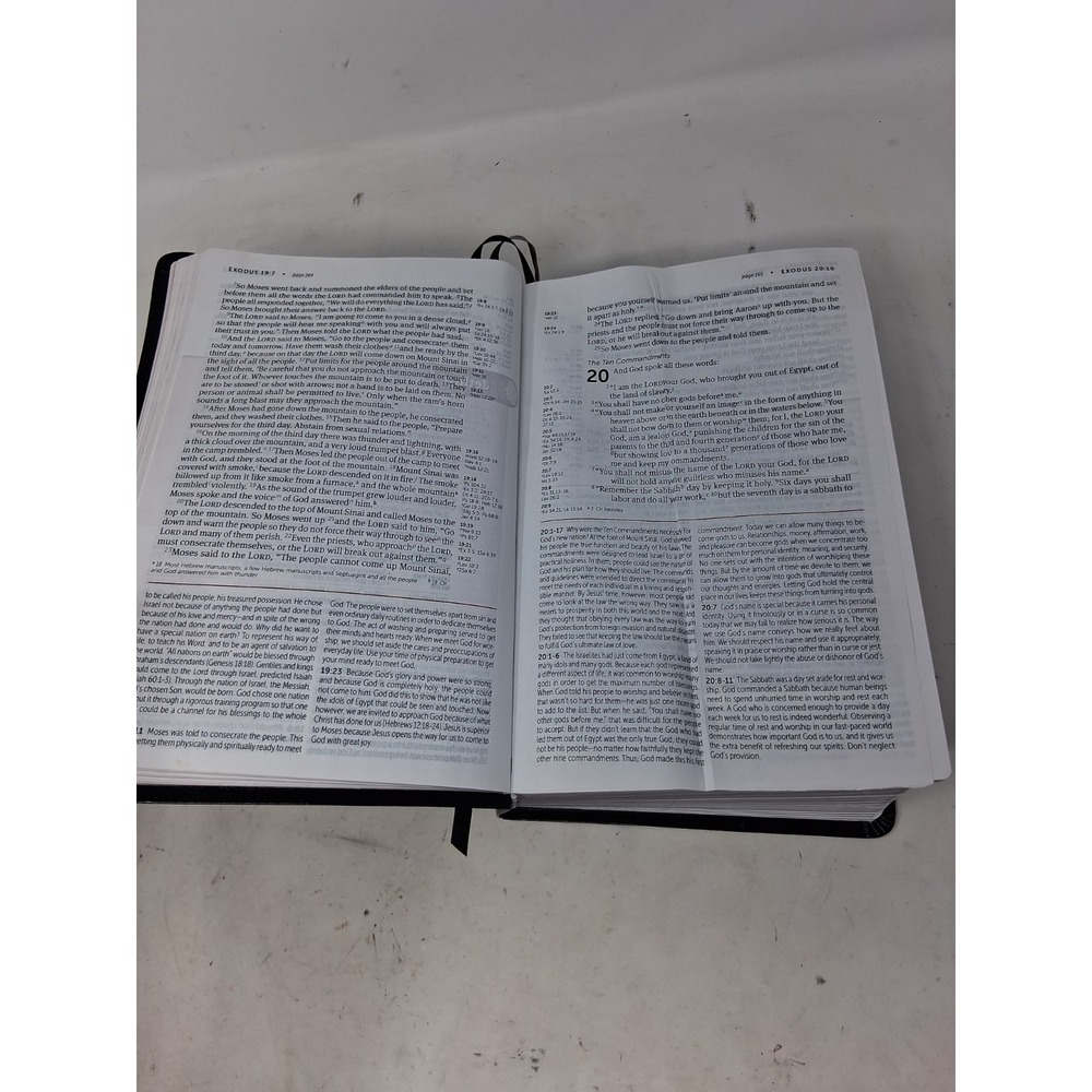 NIV Life Application Study Bible, 3rd Edition, Bonded Leather Black,  Large Txt - Picture 11 of 14